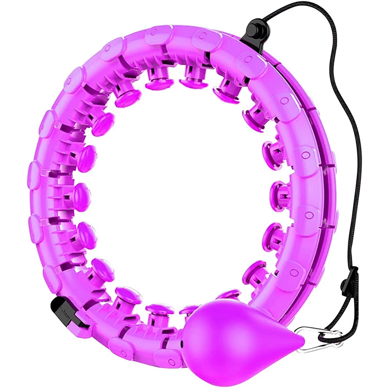 Auto-Spinning Workout Smart Hula Ring Hoop, 24 Detachable Knots Exercise Fitness Hula Sport Hoops
Auto-Spinning Workout Smart Hula Ring Hoop, 24 Detachable Knots Exercise Fitness Hula Sport Hoops