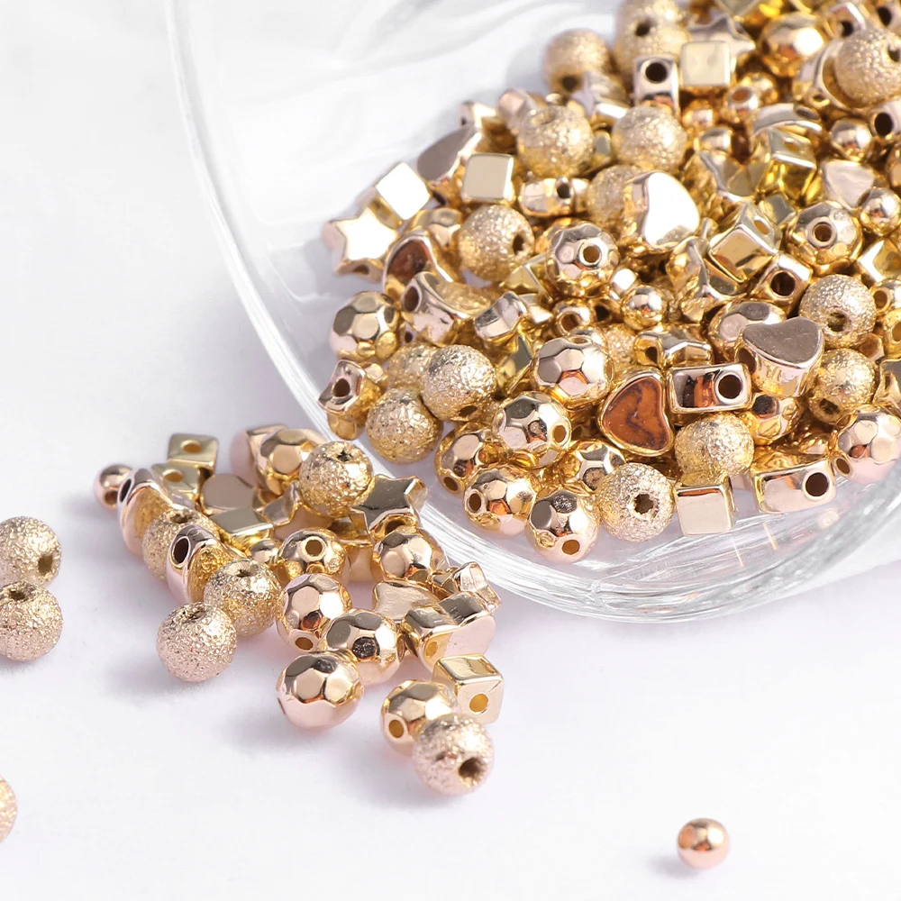 275pcs/set Star Heart Flower Shape CCB Beads Gold Color Charm Beads Loose Spacer Acrylic Beads For DIY Jewelry Making Findings 
275pcs/set Star Heart Flower Shape CCB Beads Gold Color Charm Beads Loose Spacer Acrylic Beads For DIY Jewelry Making Findings