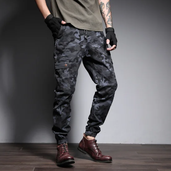 New European and American men's camouflage overalls trousers, plus size stretch-legged men's casual pants, Colors
New European and American men's camouflage overalls trousers, plus size stretch-legged men's casual pants, Colors