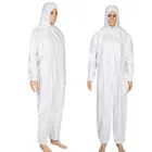Safety Clothing Disposable Polypropylene Microporous Coverall With Hood