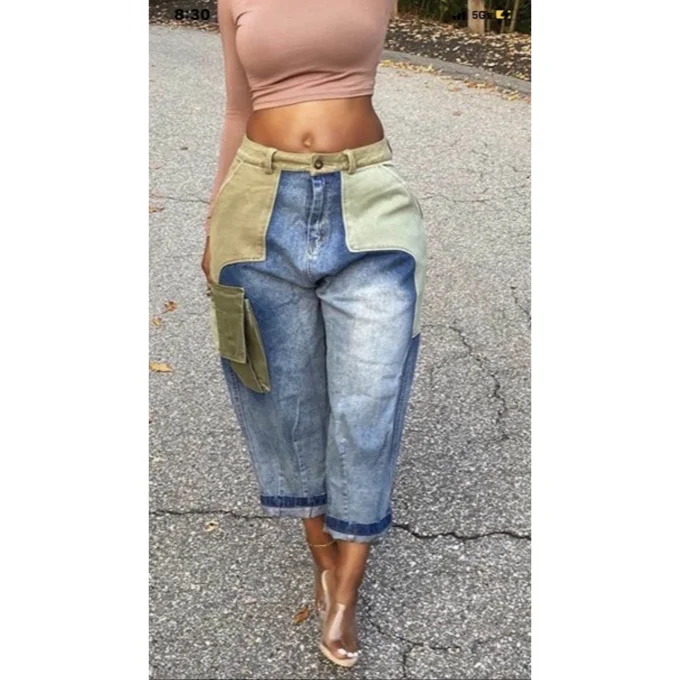 Bettergirl Fashion Wide Leg Pants Japanese Retro Contrast Color loose Pant Casual Jeans Pants, Blue
Bettergirl Fashion Wide Leg Pants Japanese Retro Contrast Color loose Pant Casual Jeans Pants, Blue