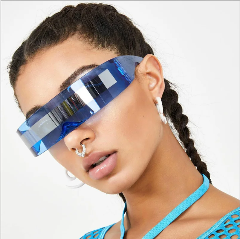 Headband Fashion Prom Glasses Party Glasses One-Piece Lens Coating Future Warrior Headband Sunglasses, Picture shows
Headband Fashion Prom Glasses Party Glasses One-Piece Lens Coating Future Warrior Headband Sunglasses, Picture shows