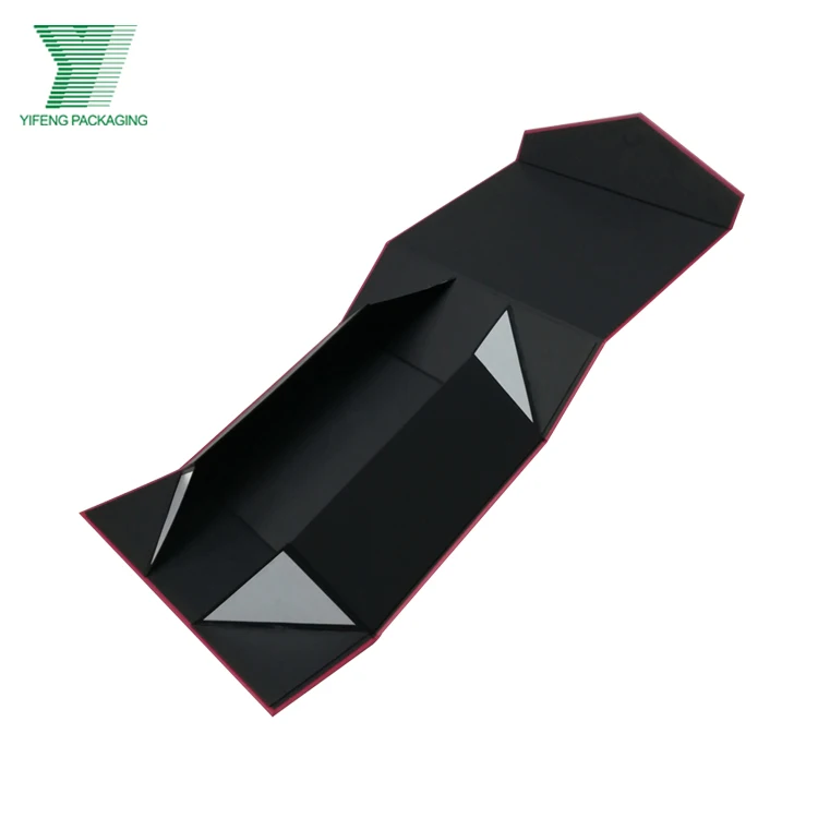 

Luxury Black Foiling Logo Pantone Color Rigid Paper Packaging Box Custom Magnetic Lid Closure Gift Cardboard Box for Packing