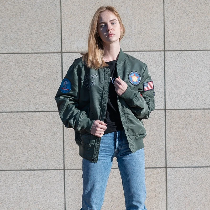 Windbreaker Bomber Jacket Print Logo Flight Casual for Men 100% Nylon Bomber Jacket Nylon Shell Short Clothing Length for Spring, Army green\navy\black
Windbreaker Bomber Jacket Print Logo Flight Casual for Men 100% Nylon Bomber Jacket Nylon Shell Short Clothing Length for Spring, Army green\navy\black