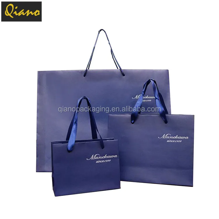 fashion custom luxury paper carrier bag gift hand bag for