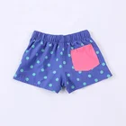 Drawstring Elastic Waist printed girls shorts pattern board kids shorts