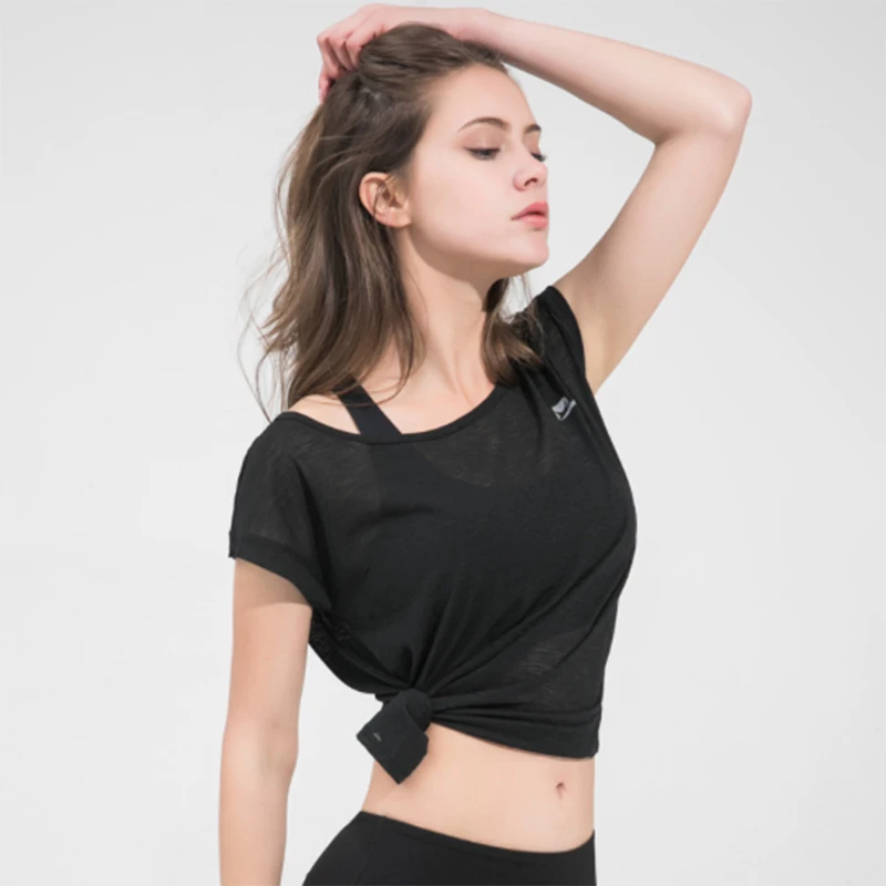 New Designs Sports Work Out Running Loose Short Sleeve Women Yoga Top Black, Same as picture shows
New Designs Sports Work Out Running Loose Short Sleeve Women Yoga Top Black, Same as picture shows