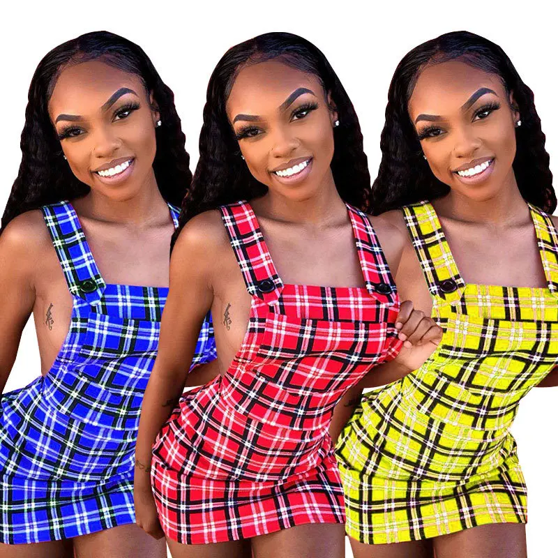D1614 2021 New Arrival Plaid Dresses For Women Sexy Halter Dress Sleeveless Summer Mini Dress
D1614 2021 New Arrival Plaid Dresses For Women Sexy Halter Dress Sleeveless Summer Mini Dress