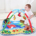 New Design activity gym play mat with music and projector