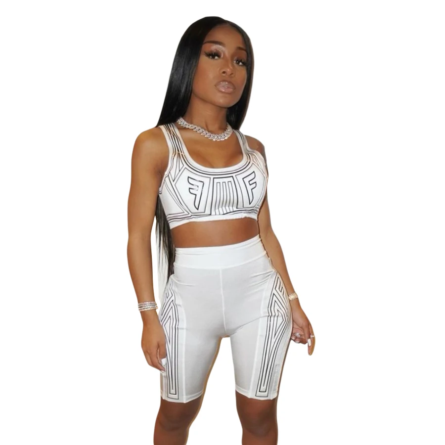 2021 New Summer Stretch Printed Sporty Crop Top Short Suit Fitness Casual Two Pieces Outfit For Women
2021 New Summer Stretch Printed Sporty Crop Top Short Suit Fitness Casual Two Pieces Outfit For Women