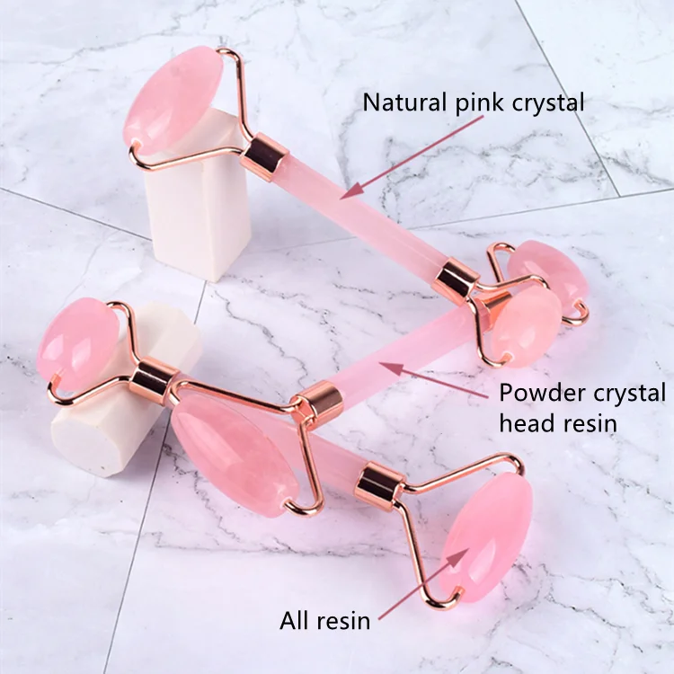 100% Natural Rose Quartz Jade roller anti-aging and slimming face massager thorn double heads gua sha Jade Facial Roller, Pink
100% Natural Rose Quartz Jade roller anti-aging and slimming face massager thorn double heads gua sha Jade Facial Roller, Pink