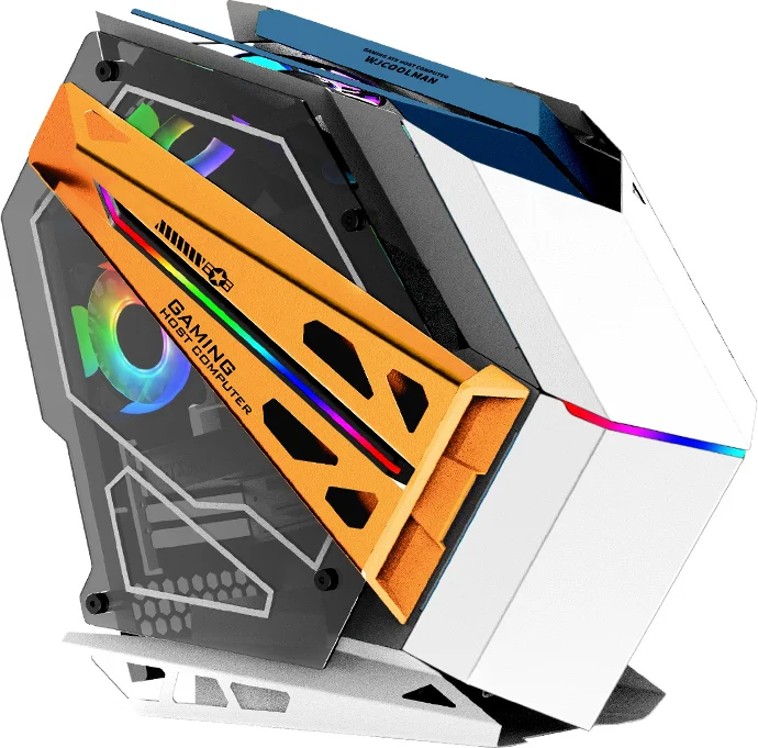 New Arrival Glass Cabinet Pc MIni Atx M-ATX Gaming Tower Desktop Computer Cases With RGB Fans, Black,white
New Arrival Glass Cabinet Pc MIni Atx M-ATX Gaming Tower Desktop Computer Cases With RGB Fans, Black,white
