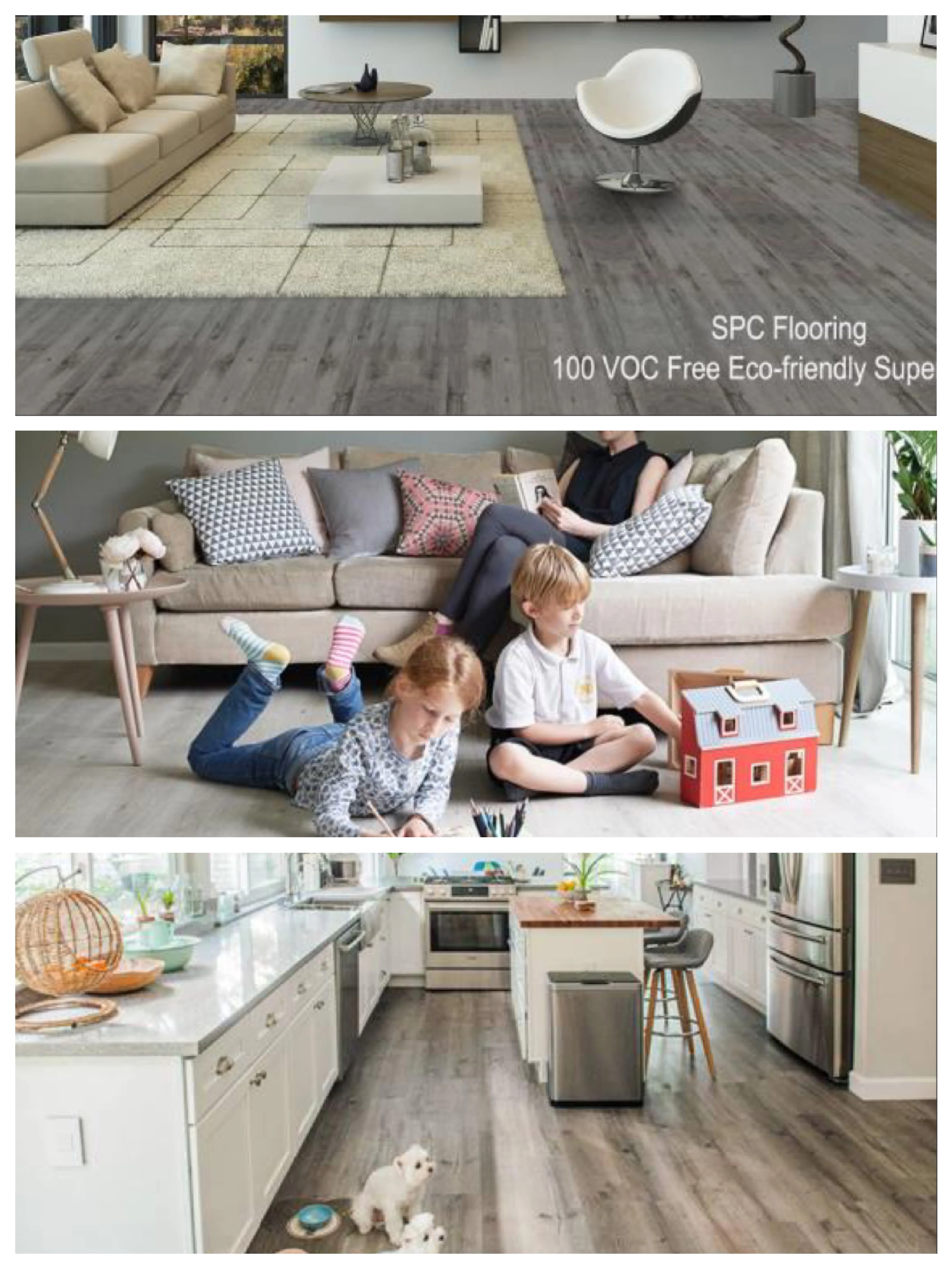 Cheap Top-Selling Multl-color 100% Waterproof Virgin Material SPC Flooring