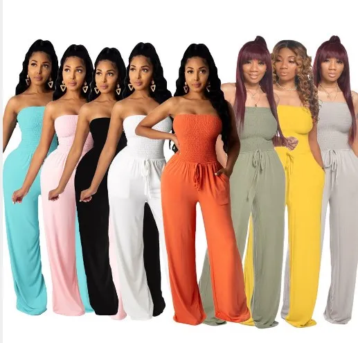 Yiling Summer Off The Shoulder One Piece woman Jumpsuit Clothing Casual jumpsuit Strapless off shoulder jumpsuit for women, 8 colors
Yiling Summer Off The Shoulder One Piece woman Jumpsuit Clothing Casual jumpsuit Strapless off shoulder jumpsuit for women, 8 colors