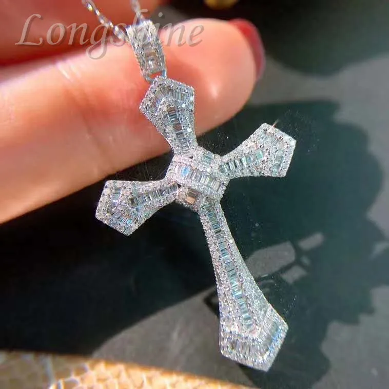 HipHop Luxury Jewelry Custom Cross Shaped 18K Gold Men Pendant Iced Out Diamond Chain Necklace, White gold
HipHop Luxury Jewelry Custom Cross Shaped 18K Gold Men Pendant Iced Out Diamond Chain Necklace, White gold
