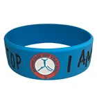 1' inch silicone wristbands bracelets with custom debossed inkfilled logo for party event