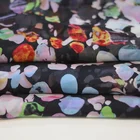 Digital Printing high quality 100% pure silk chiffon fabric