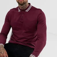 China Custom Design 100% Cotton Long Sleeve T-shirt Turtleneck Men Polo T Shirt With Front Button
China Custom Design 100% Cotton Long Sleeve T-shirt Turtleneck Men Polo T Shirt With Front Button