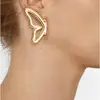 23951 Dvacaman Trendy Star Butterfly Glass Gold Plated Dangle Earrings for Women Jewelry