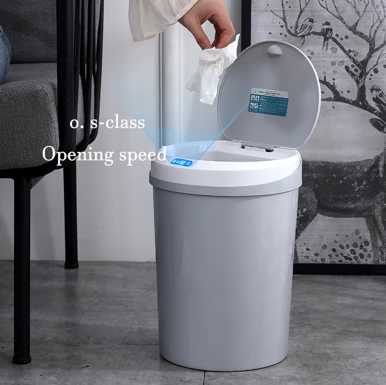 12L Battery and USB indoor intelligent hotel room garbage can office household kitchen smart trash can and pop up garbage can
12L Battery and USB indoor intelligent hotel room garbage can office household kitchen smart trash can and pop up garbage can