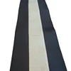 Wholesale Home Decor Modern Navy Blue and Off White Burlap Table Runner