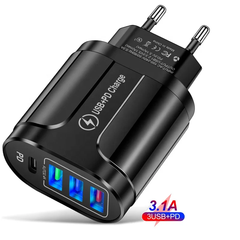 3 USB PD super charge 3 port usb wall charger type c fast charging usb c pd charger adapter
3 USB PD super charge 3 port usb wall charger type c fast charging usb c pd charger adapter