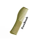 Long Double Tooth Plastic Comb Good Quality Hair Comb Silver Color Metal Comb