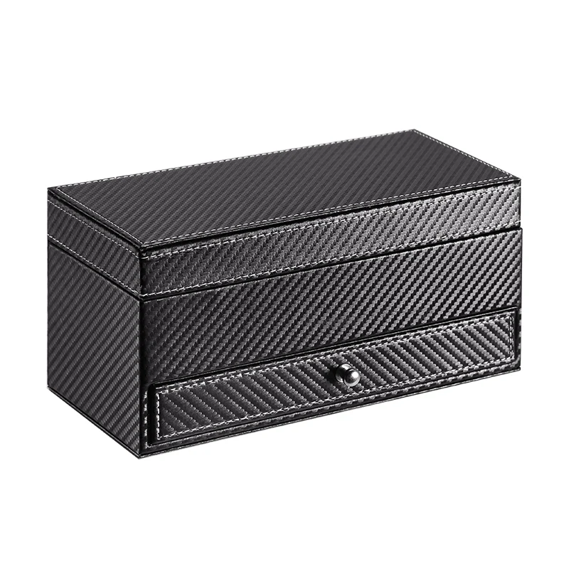 2020 4 Slot Luxury PU Leather Drawer Watch Box Display Case Organizer Double Layer Jewelry Ring Necklace Storage Packaging Boxes, White, black
2020 4 Slot Luxury PU Leather Drawer Watch Box Display Case Organizer Double Layer Jewelry Ring Necklace Storage Packaging Boxes, White, black