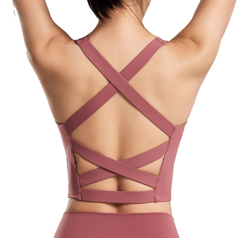Wholesale Women's High Impact Soft Cross Back Workout Front Zip Padded Sports Bra, Purple pink blue black fitness gym bra
Wholesale Women's High Impact Soft Cross Back Workout Front Zip Padded Sports Bra, Purple pink blue black fitness gym bra
