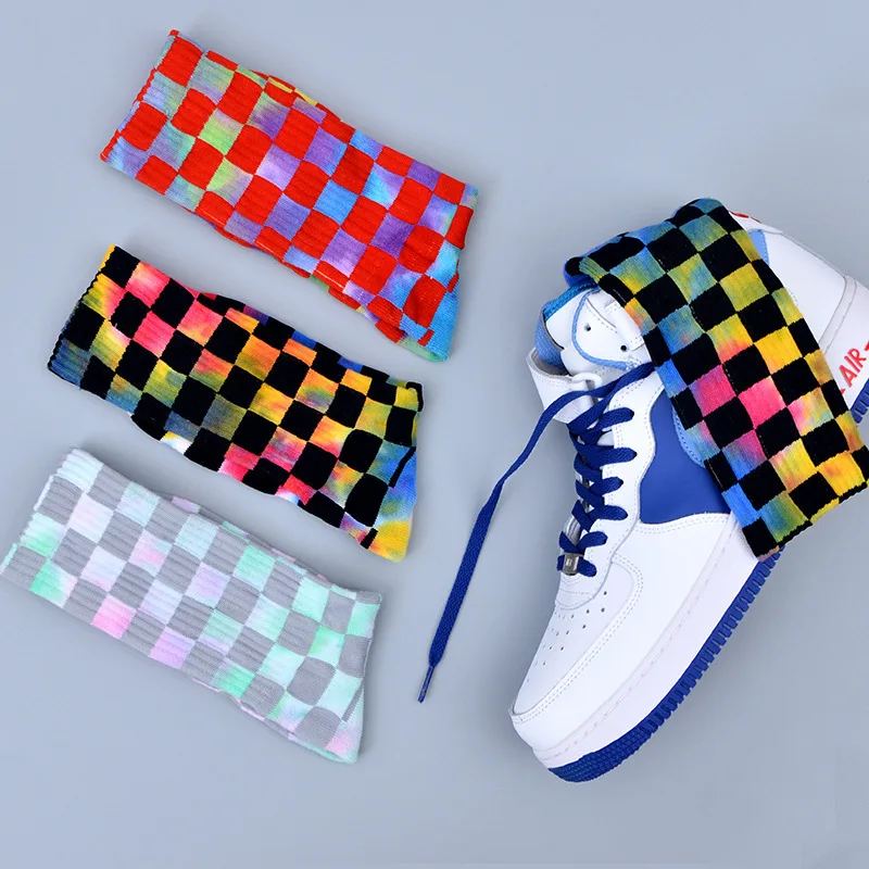 KANGYI wholesale custom USA europe tie dye colorful men 100% cotton sport socks for basketball running skateboarding
KANGYI wholesale custom USA europe tie dye colorful men 100% cotton sport socks for basketball running skateboarding