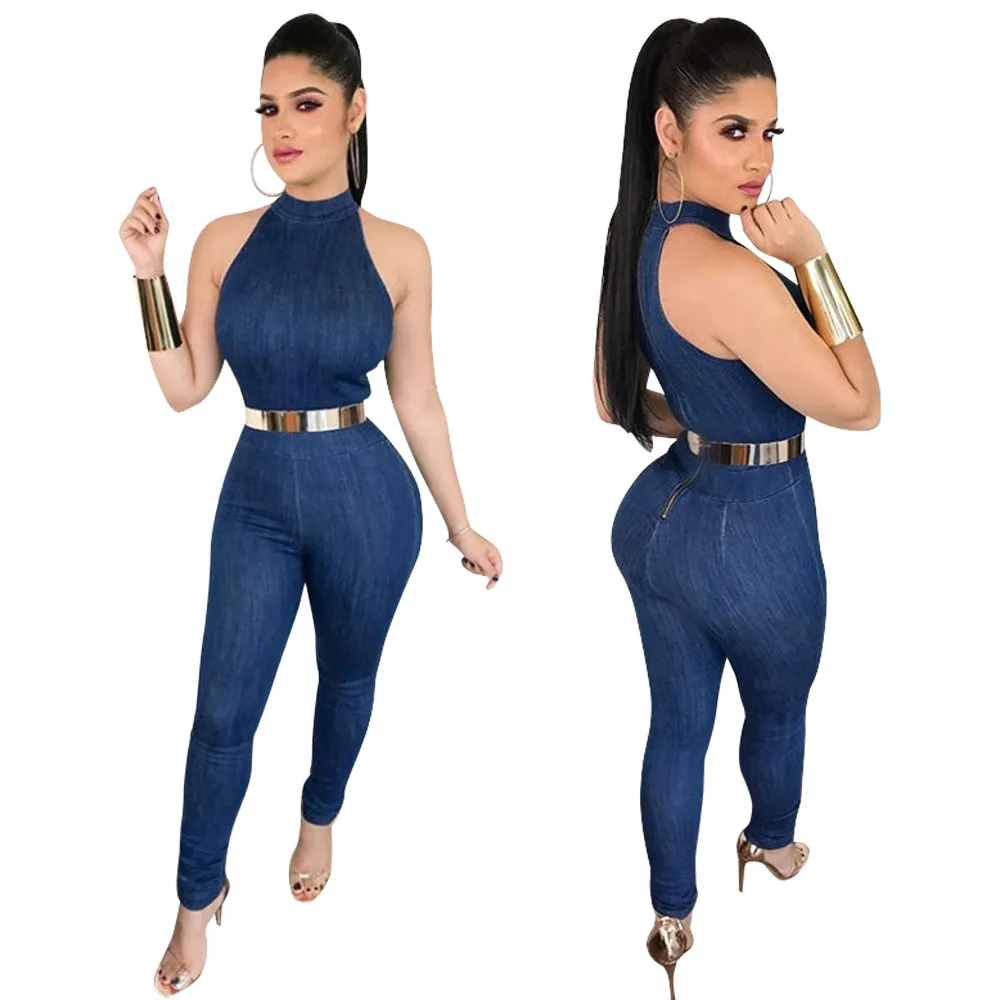 Drop Shipping Product Hot Selling Summer One Piece Jean Romper With Zipper Denim Jumpsuit Women, Shown
Drop Shipping Product Hot Selling Summer One Piece Jean Romper With Zipper Denim Jumpsuit Women, Shown