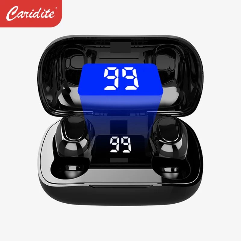 Caridite Dropshipping Tws Headset Wireless Earphones Bt5.0 Earplugs Play 126H Stereo L21Por Noise-Canceling Wireless Headphones
Caridite Dropshipping Tws Headset Wireless Earphones Bt5.0 Earplugs Play 126H Stereo L21Por Noise-Canceling Wireless Headphones