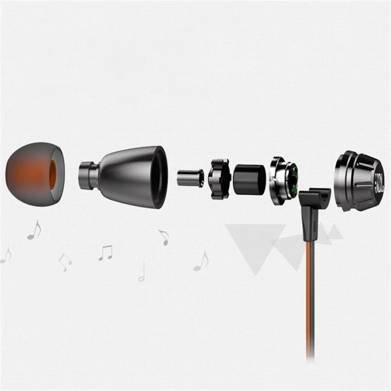 JBL T380A In-Ear Wired Earphones Stereo Fone De Ouvido Jbl In-line Control Bass Earphones Ecouteur with Mic Headsets - ANKUX.COM