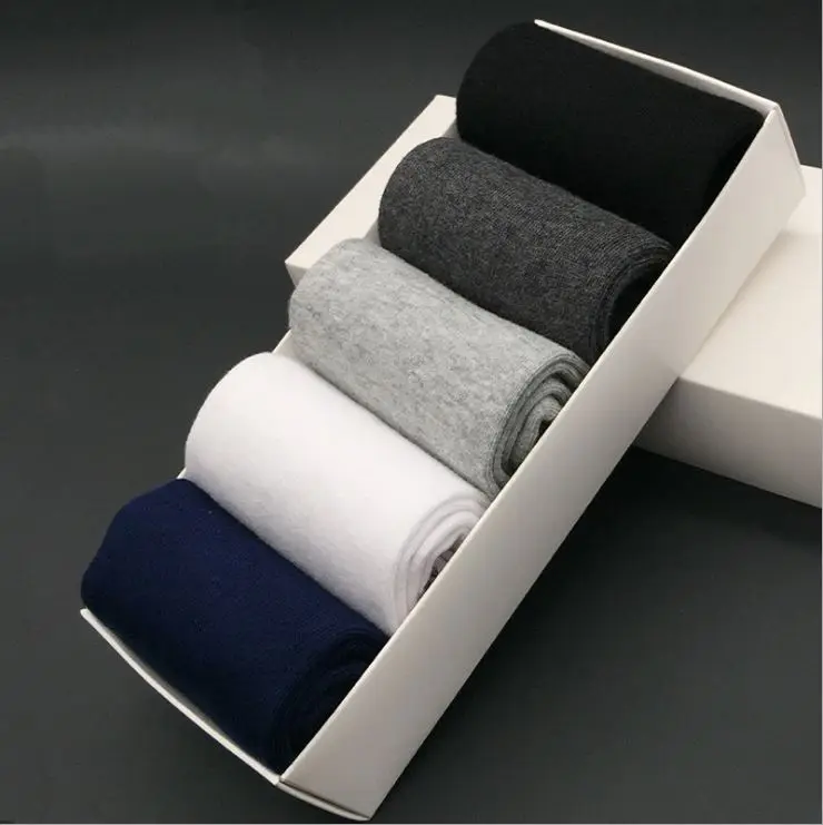 Gift box of pure color sweat absorbent business men's socks pure cotton autumn/winter men's mid-tube cotton socks four seasons s, Custom color
Gift box of pure color sweat absorbent business men's socks pure cotton autumn/winter men's mid-tube cotton socks four seasons s, Custom color