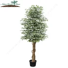 Wholesale Leaves of Banyan Ficus Tree Plastic Plants Decor