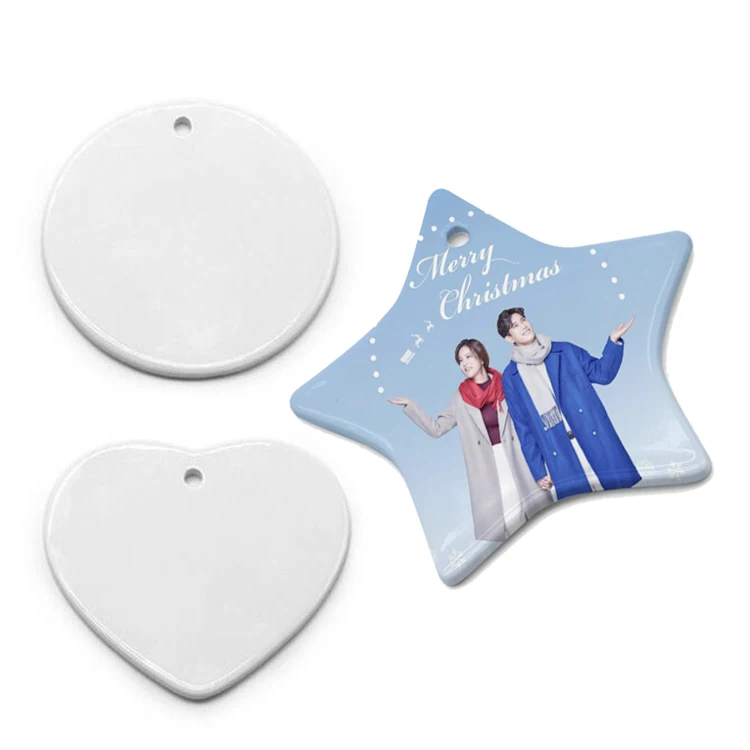 sublimation blank Christmas decoration supplies Hanging ornaments Ceramic sublimation Christmas ornament blanks
sublimation blank Christmas decoration supplies Hanging ornaments Ceramic sublimation Christmas ornament blanks