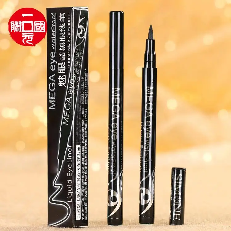 One dollar High Quality Cool black quick-drying strong adhesive liquid eyeliner pen 
One dollar High Quality Cool black quick-drying strong adhesive liquid eyeliner pen