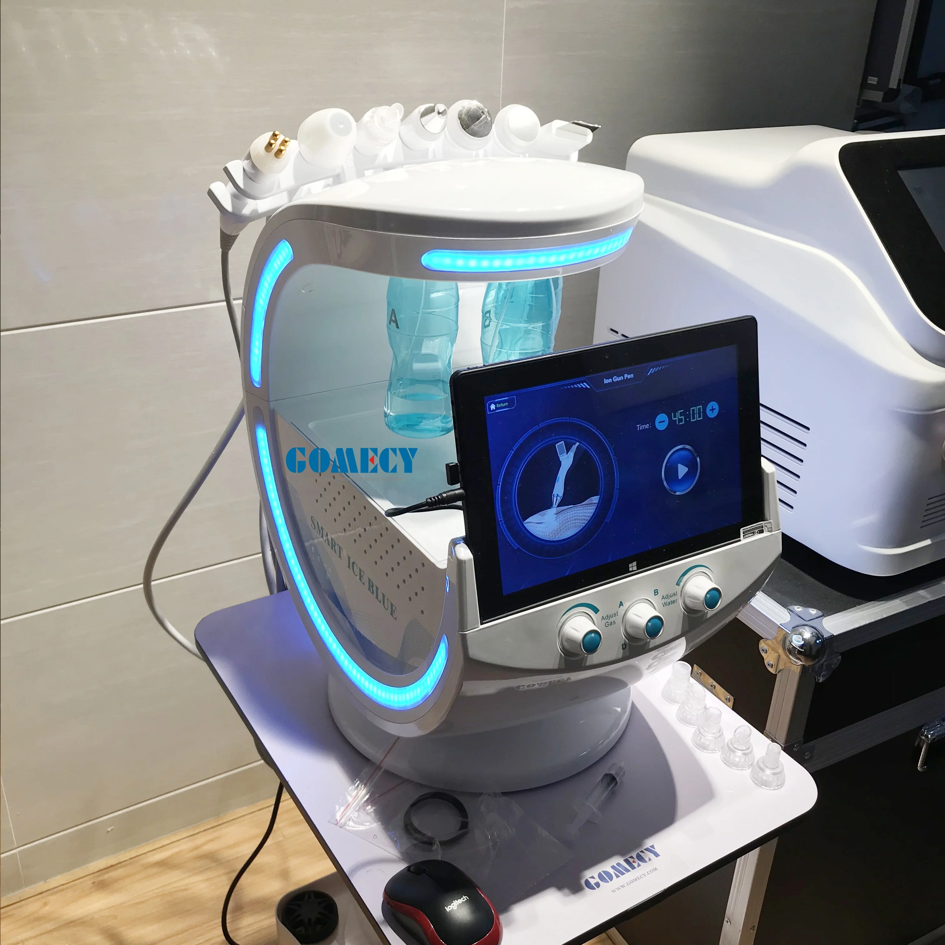 GOMECY Beauty Salon Popular Design 7 in 1 Facial Skin Analyzer Dirty face pore solution system
GOMECY Beauty Salon Popular Design 7 in 1 Facial Skin Analyzer Dirty face pore solution system