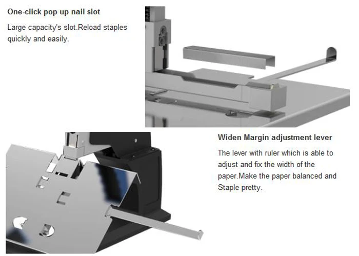SH03 Manual Flat Saddle Stapler Machine Book Perfect Binding Machine