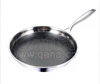 Honeycomb suspension Tri-ply material stainless steel cookware non-stick frypan cooking pot
