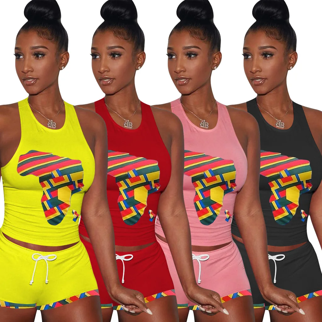 Wholesale popular European and American leisure sports print two-piece set of cotton sexy sportswear for women
Wholesale popular European and American leisure sports print two-piece set of cotton sexy sportswear for women