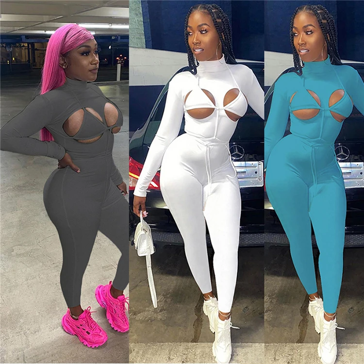 Spring clothings for women jumpsuits 2021bodycon sexy club wear women's one piece workout jumpsuit
Spring clothings for women jumpsuits 2021bodycon sexy club wear women's one piece workout jumpsuit