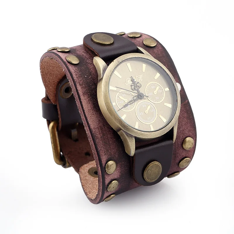 Punk Retro Boho Genuine Leather Electronic Watches Men Charm Bracelet Bangle For Women Men Gift Jewelry
Punk Retro Boho Genuine Leather Electronic Watches Men Charm Bracelet Bangle For Women Men Gift Jewelry