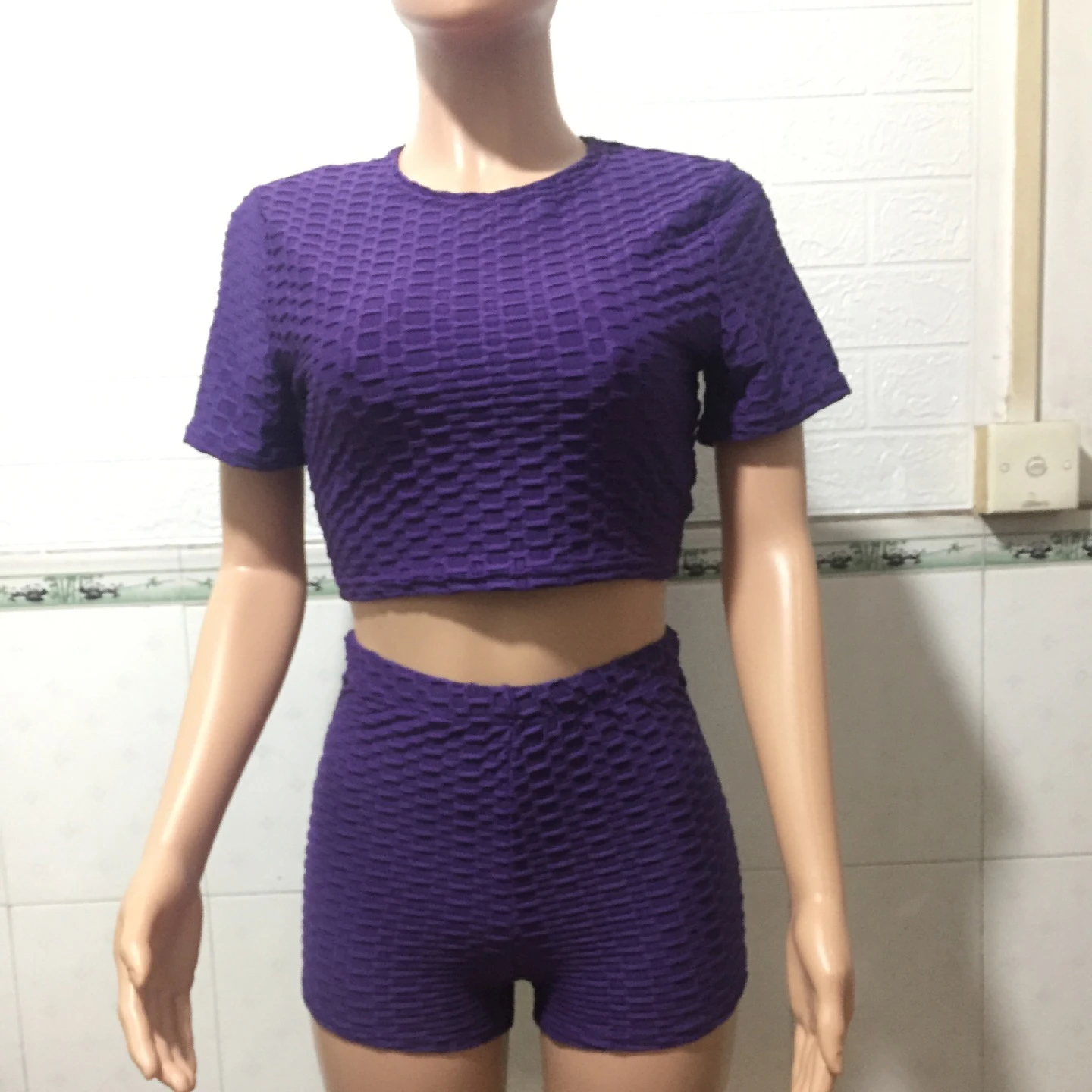 Summer Spring Casual Outfits Fashionable Woman O Neck Solid Short Sleeve 2 Piece Women Sets, Multi color
Summer Spring Casual Outfits Fashionable Woman O Neck Solid Short Sleeve 2 Piece Women Sets, Multi color