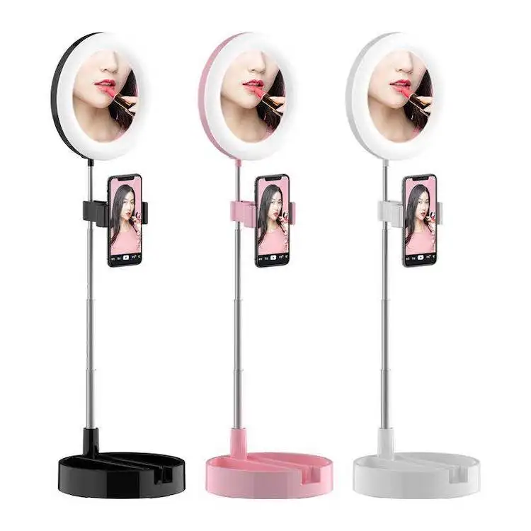 Portable Foldable G3 Mini Beauty 6inch LED Ring Light with Mirror Fill Light Lamp Ring light Mirror for Selfie Makeup
Portable Foldable G3 Mini Beauty 6inch LED Ring Light with Mirror Fill Light Lamp Ring light Mirror for Selfie Makeup