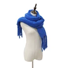 2019 Eco-friendly 100% Polyester Winter Women Printed Shawl Scarf