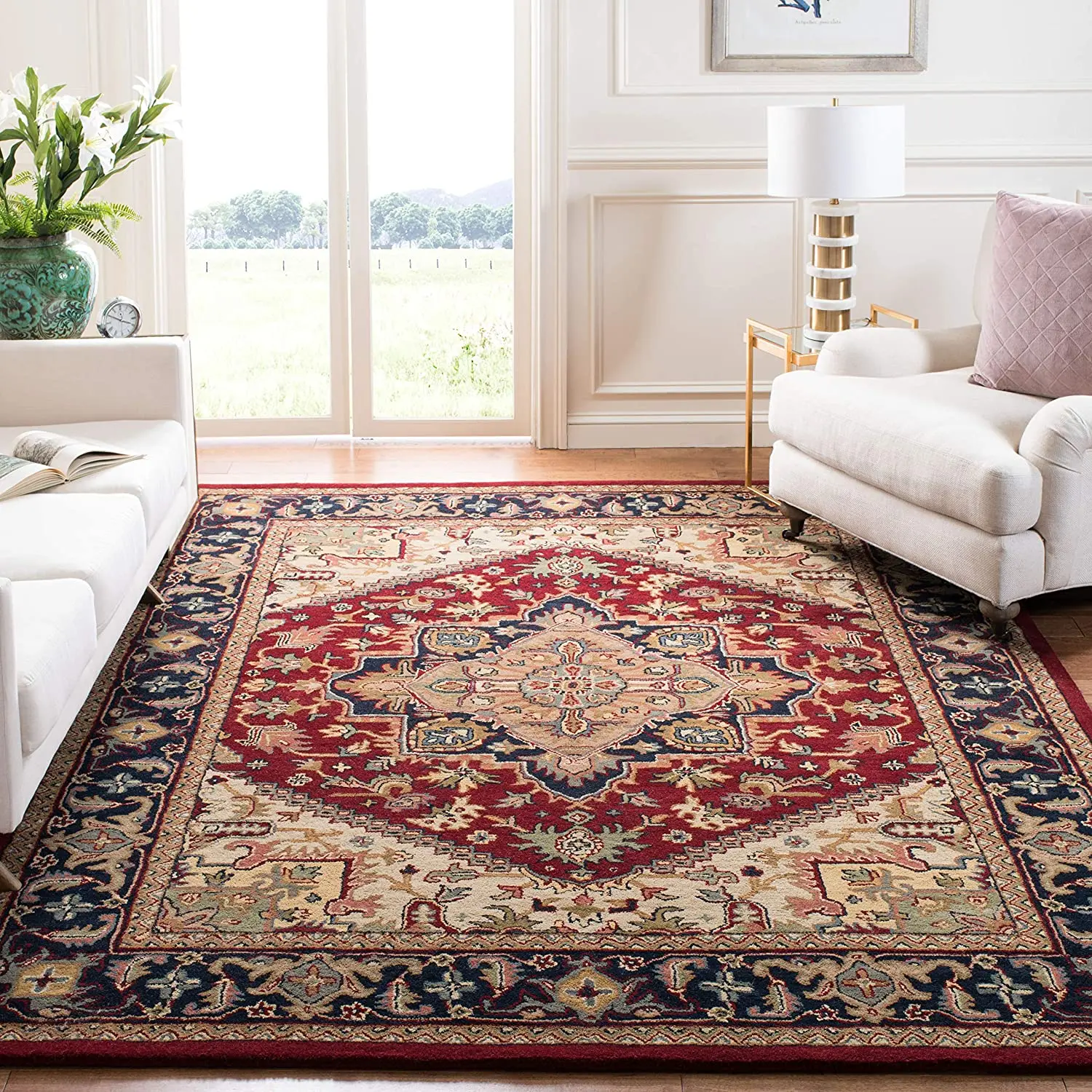Fashion Traditional Oriental Quality Bedroom Custom Soft Rugs Living Room Flowers Plants Printed Handmade Wool Woven Carpet Rugs
Fashion Traditional Oriental Quality Bedroom Custom Soft Rugs Living Room Flowers Plants Printed Handmade Wool Woven Carpet Rugs