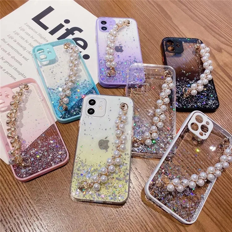 2021 Luxury lens protection pear Wristband glitter TPU shock-proof cell phones case for iphone 12 13 pro max 11 6 7 8 X XR
2021 Luxury lens protection pear Wristband glitter TPU shock-proof cell phones case for iphone 12 13 pro max 11 6 7 8 X XR