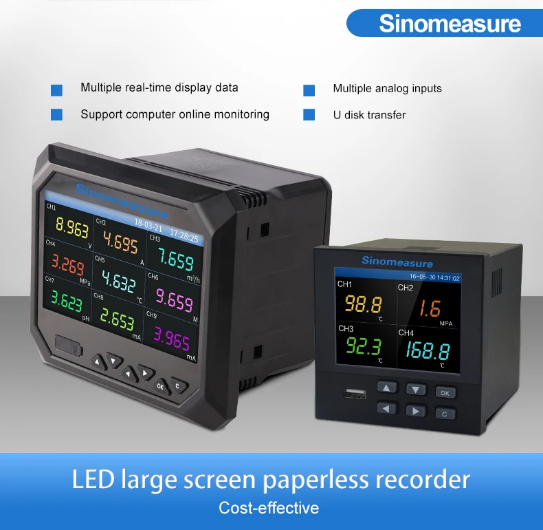 Data Logger Rs The Pressure Temperature Universal Channel Color