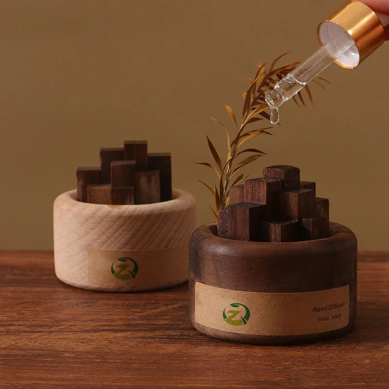 Wholesale No Fire Aromatherapy Wooden Essencial Oil Diffuser Table Decoration Black Walnut Wood Oil Diffuser
Wholesale No Fire Aromatherapy Wooden Essencial Oil Diffuser Table Decoration Black Walnut Wood Oil Diffuser